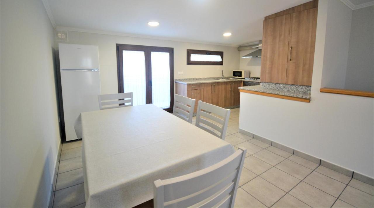 Apartamento Con Terraza En Cambados Bagian luar foto