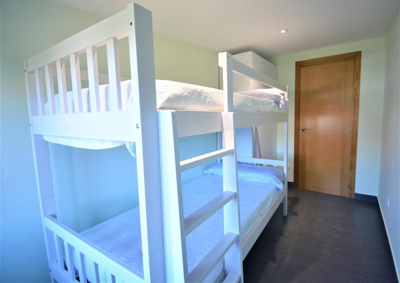 Apartamento Con Terraza En Cambados Bagian luar foto