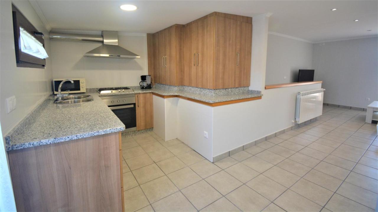 Apartamento Con Terraza En Cambados Bagian luar foto